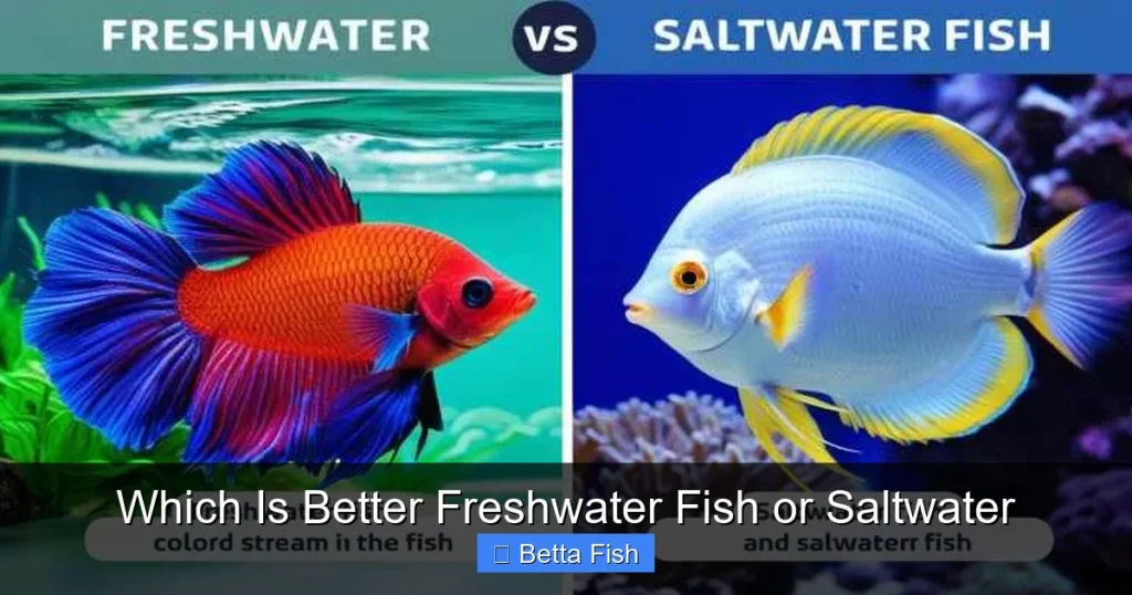 Which Is Better Freshwater Fish or Saltwater