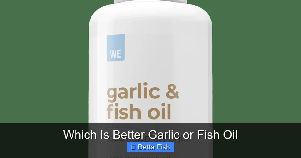 Which Is Better Garlic or Fish Oil