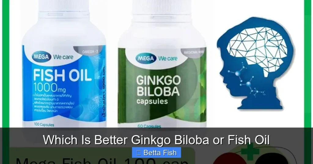 Which Is Better Ginkgo Biloba or Fish Oil