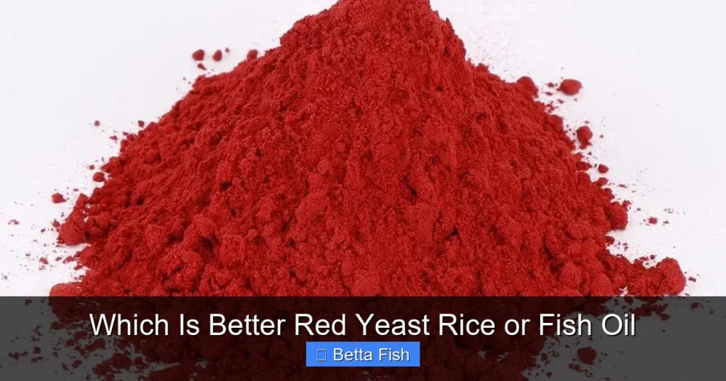 Which Is Better Red Yeast Rice or Fish Oil