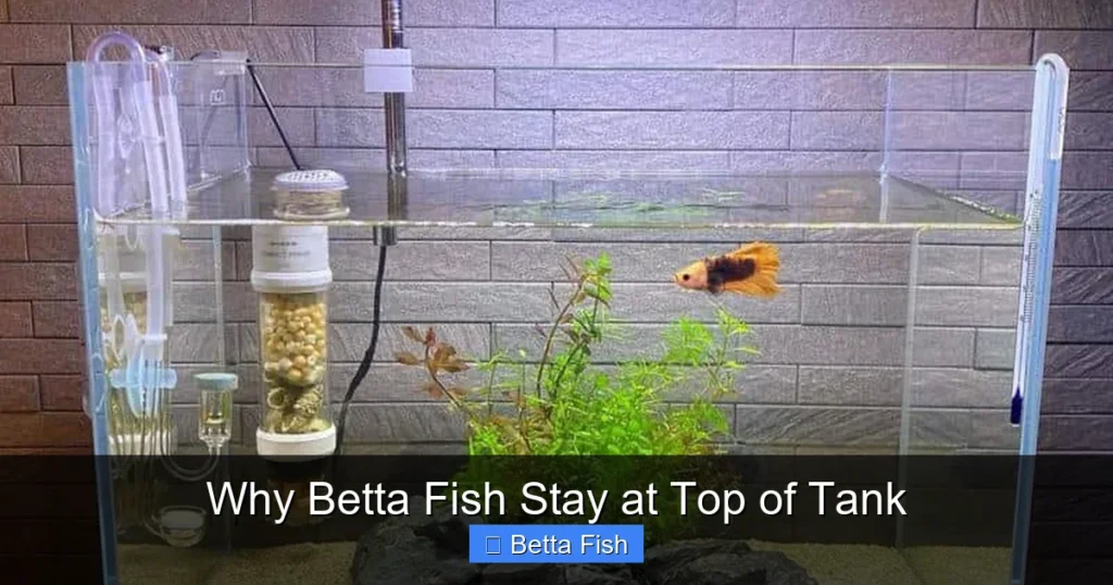 Why Betta Fish Stay at Top of Tank
