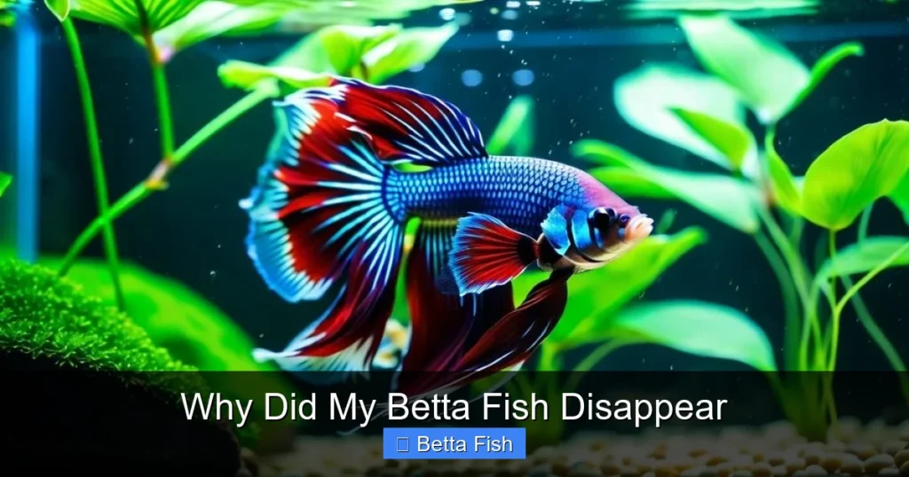 Why Did My Betta Fish Disappear
