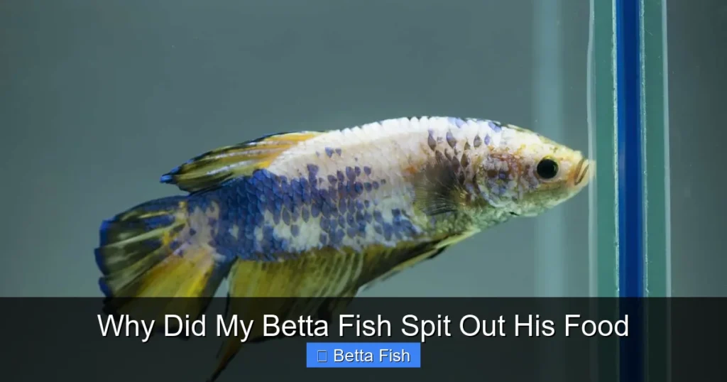 Why Did My Betta Fish Spit Out His Food
