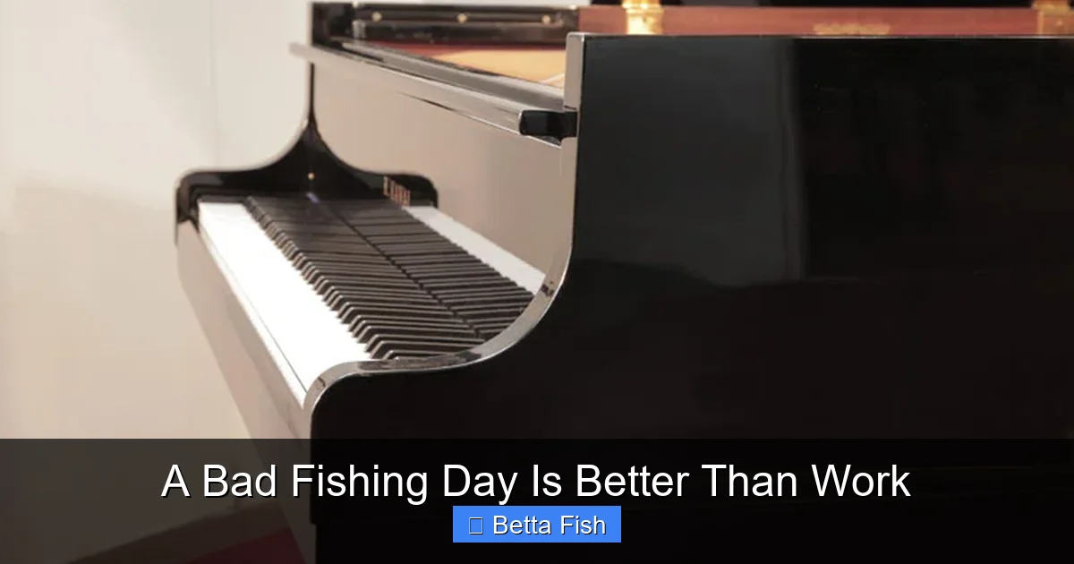A Bad Fishing Day Is Better Than Work