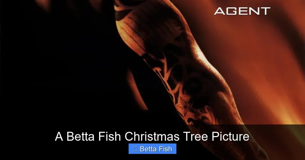 A Betta Fish Christmas Tree Picture