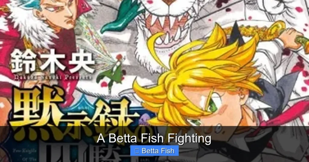 A Betta Fish Fighting