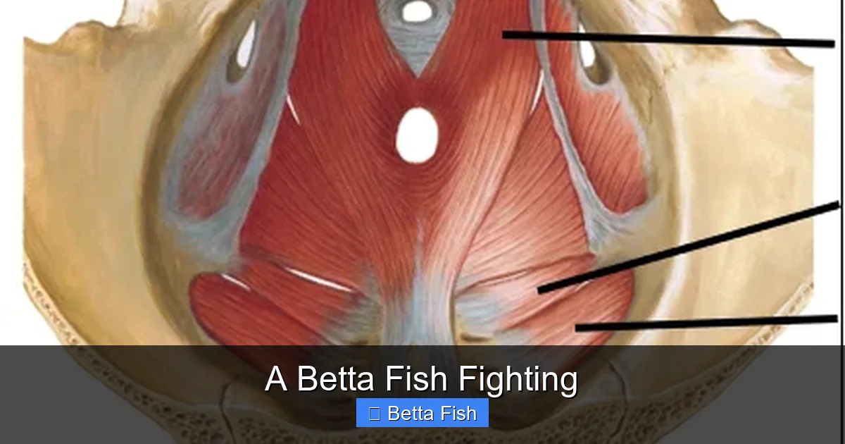 A Betta Fish Fighting