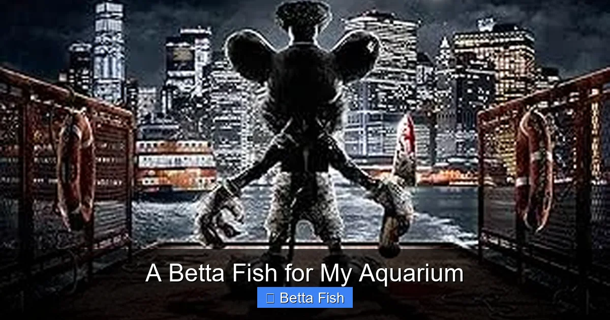 A Betta Fish for My Aquarium
