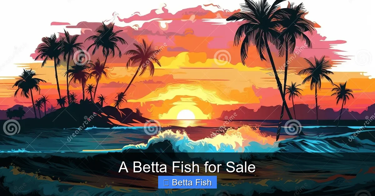 A Betta Fish for Sale