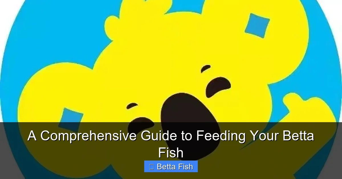 A Comprehensive Guide to Feeding Your Betta Fish