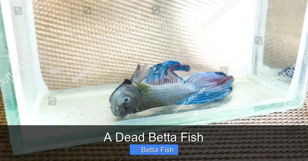 A Dead Betta Fish
