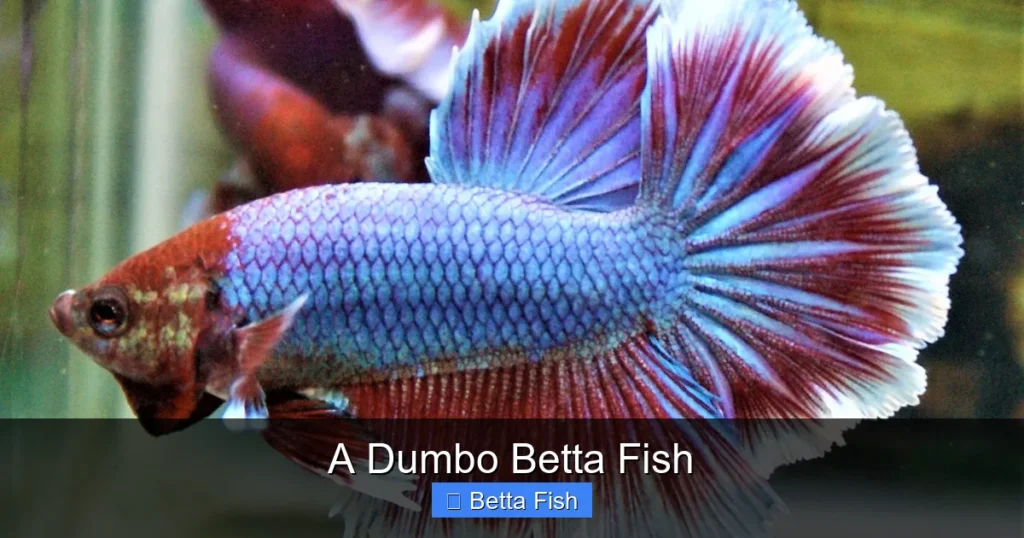 A Dumbo Betta Fish