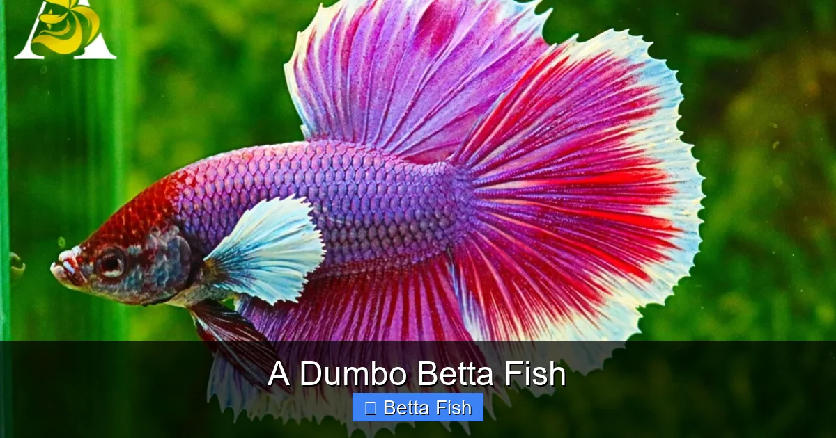 A Dumbo Betta Fish