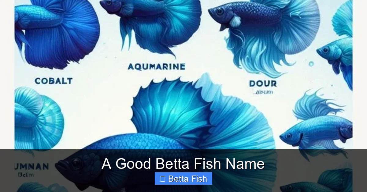 A Good Betta Fish Name