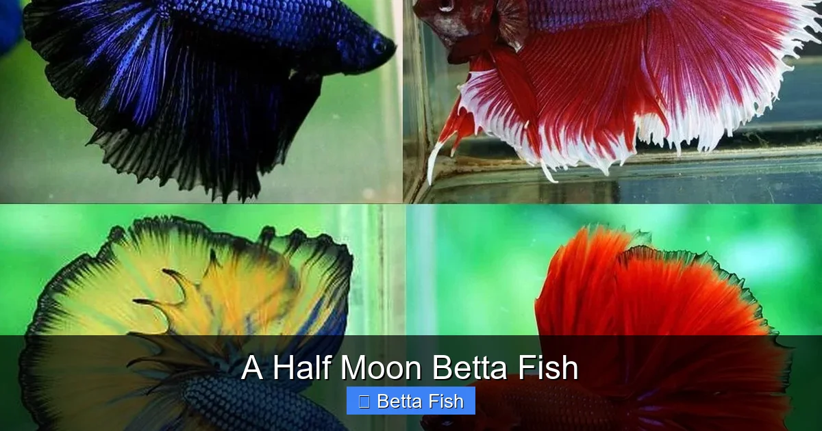 A Half Moon Betta Fish