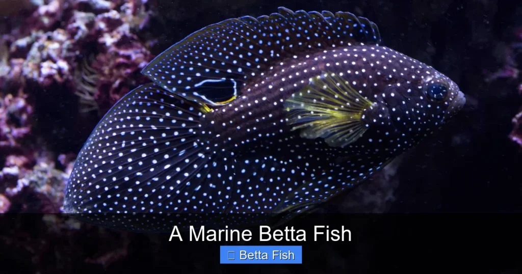 A Marine Betta Fish