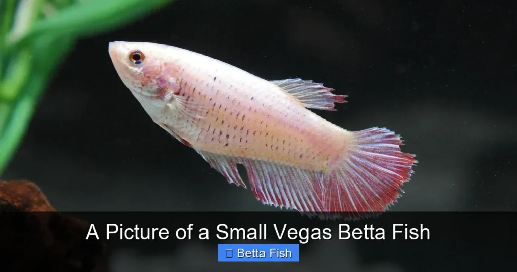 A Picture of a Small Vegas Betta Fish