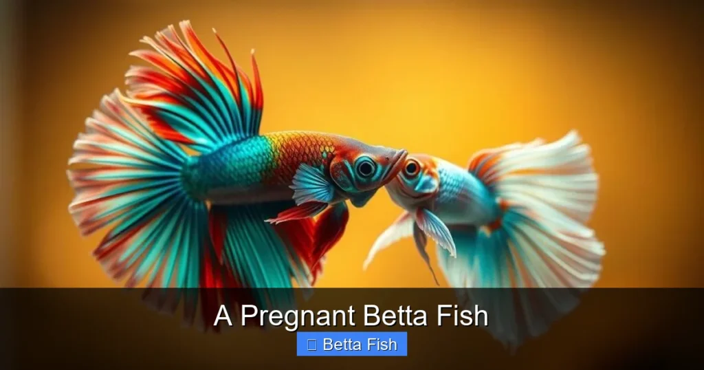 A Pregnant Betta Fish