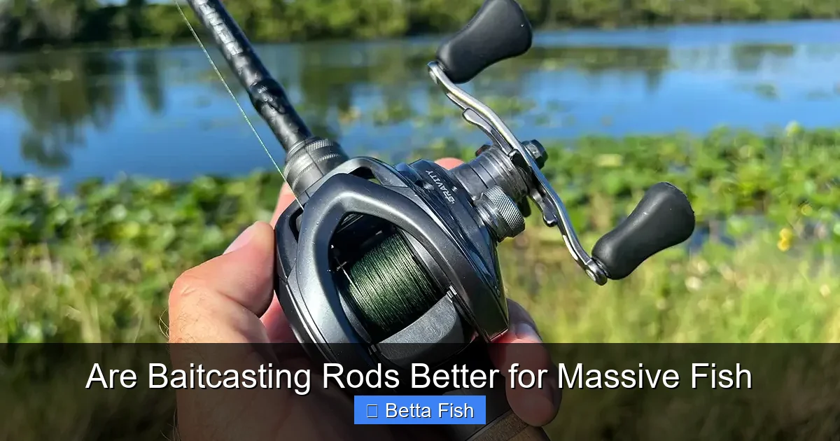 Are Baitcasting Rods Better for Massive Fish
