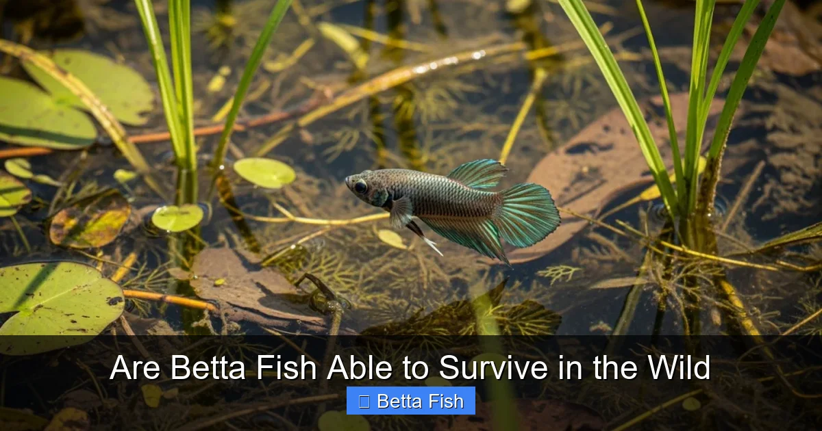 Are Betta Fish Able to Survive in the Wild