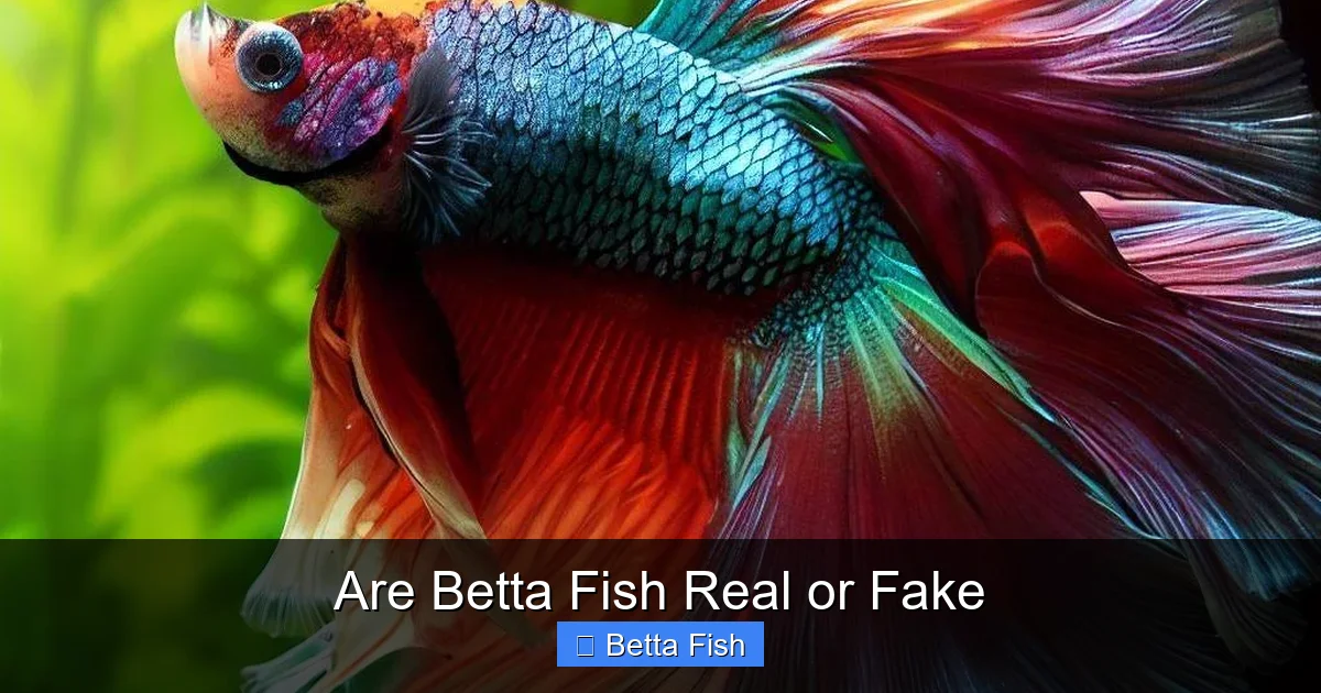 Are Betta Fish Real or Fake