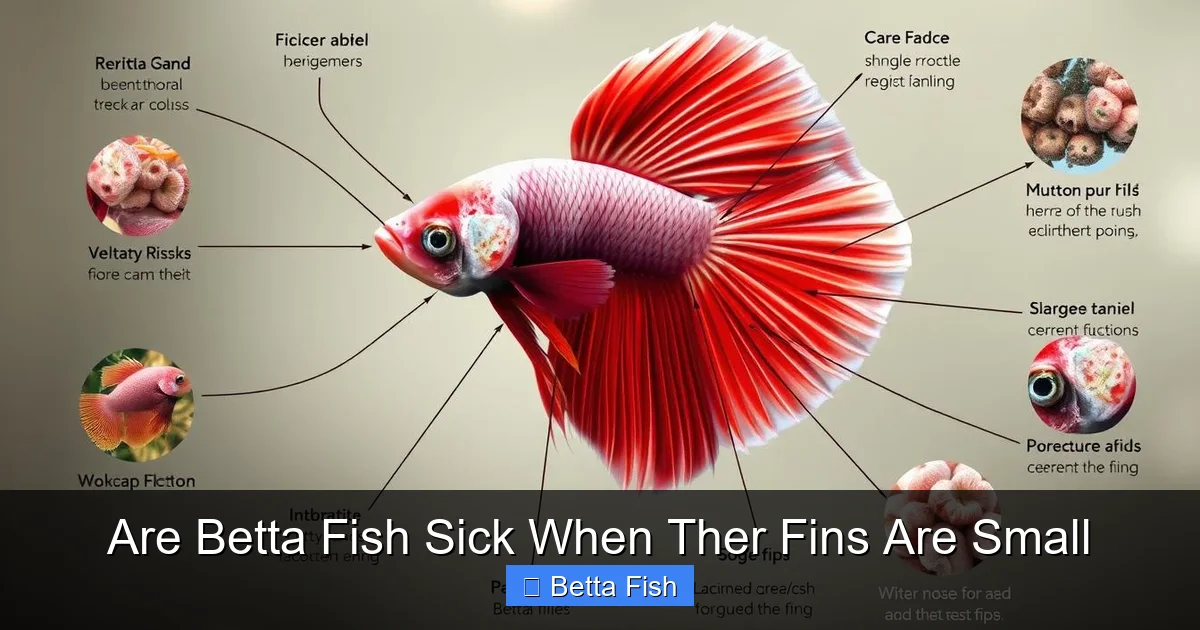 Are Betta Fish Sick When Ther Fins Are Small
