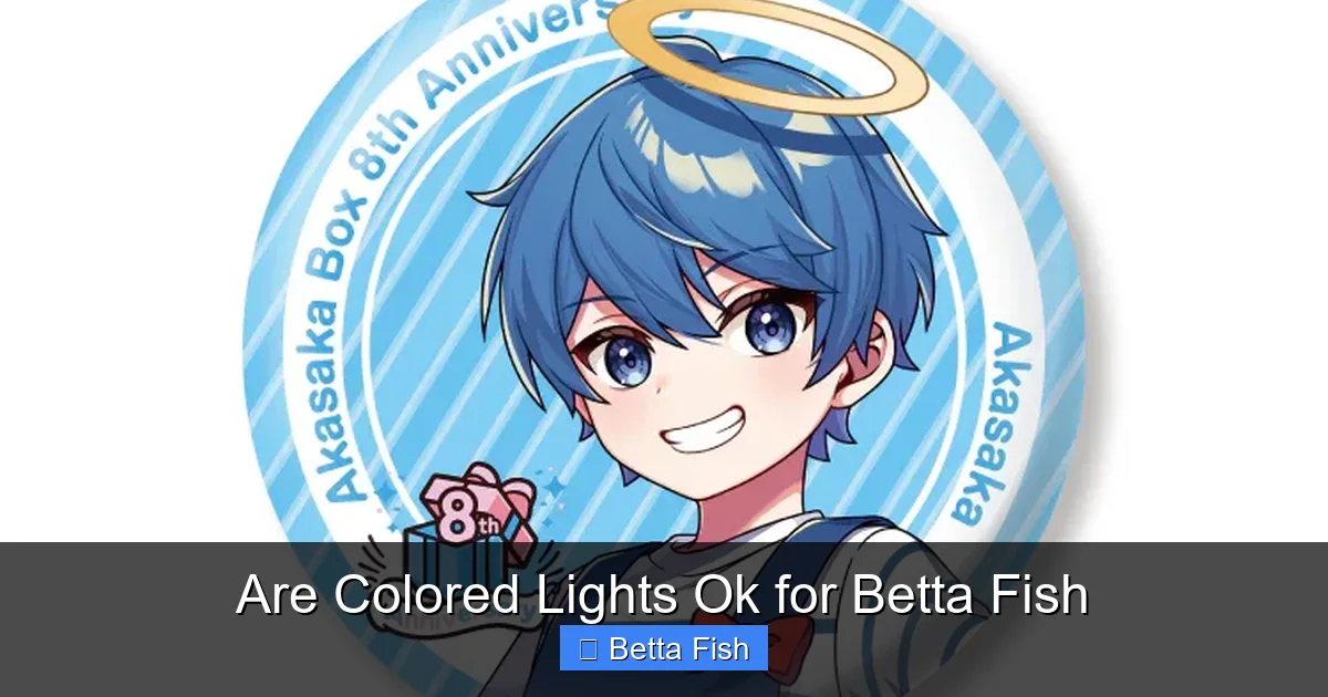 Are Colored Lights Ok for Betta Fish