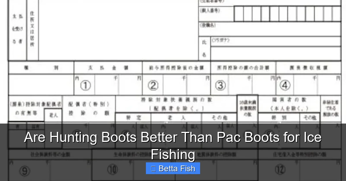 Are Hunting Boots Better Than Pac Boots for Ice Fishing