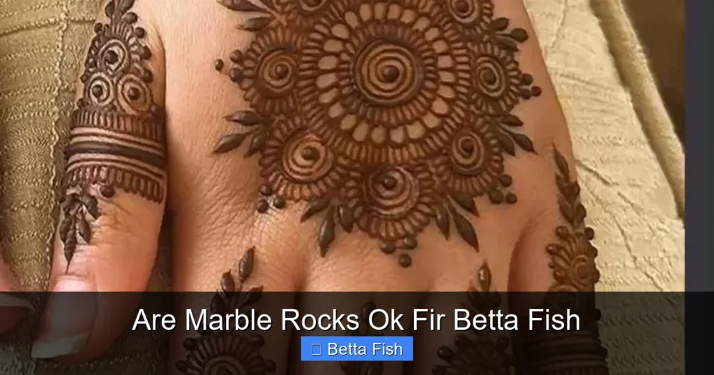 Are Marble Rocks Ok Fir Betta Fish