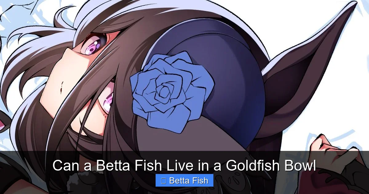 Can a Betta Fish Live in a Goldfish Bowl