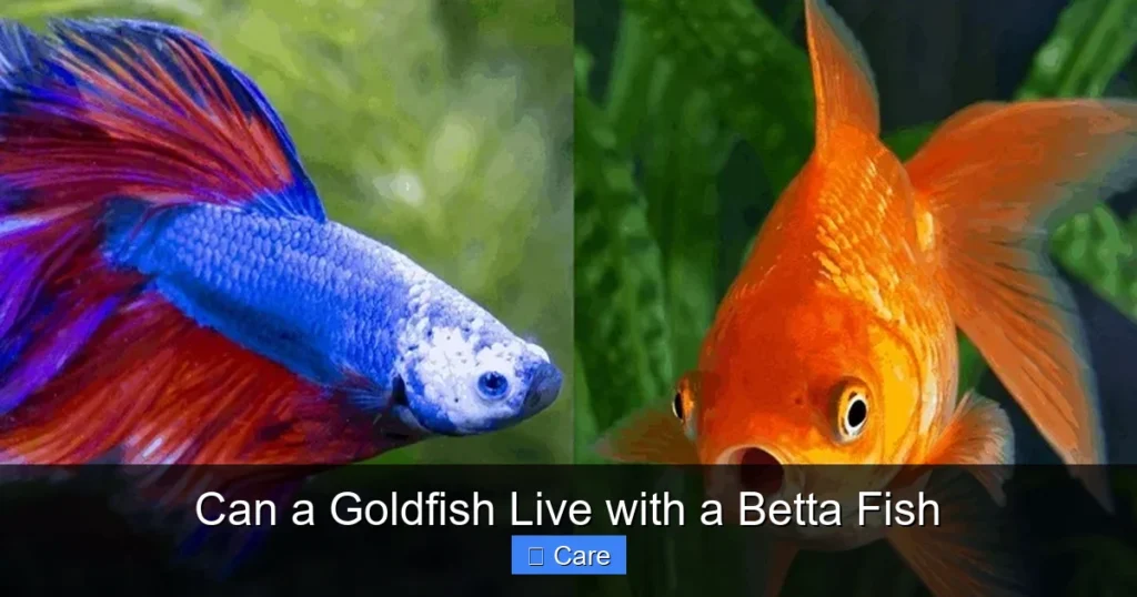 Can a Goldfish Live with a Betta Fish