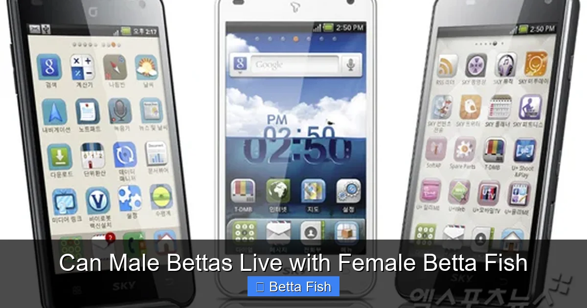 Can Male Bettas Live with Female Betta Fish