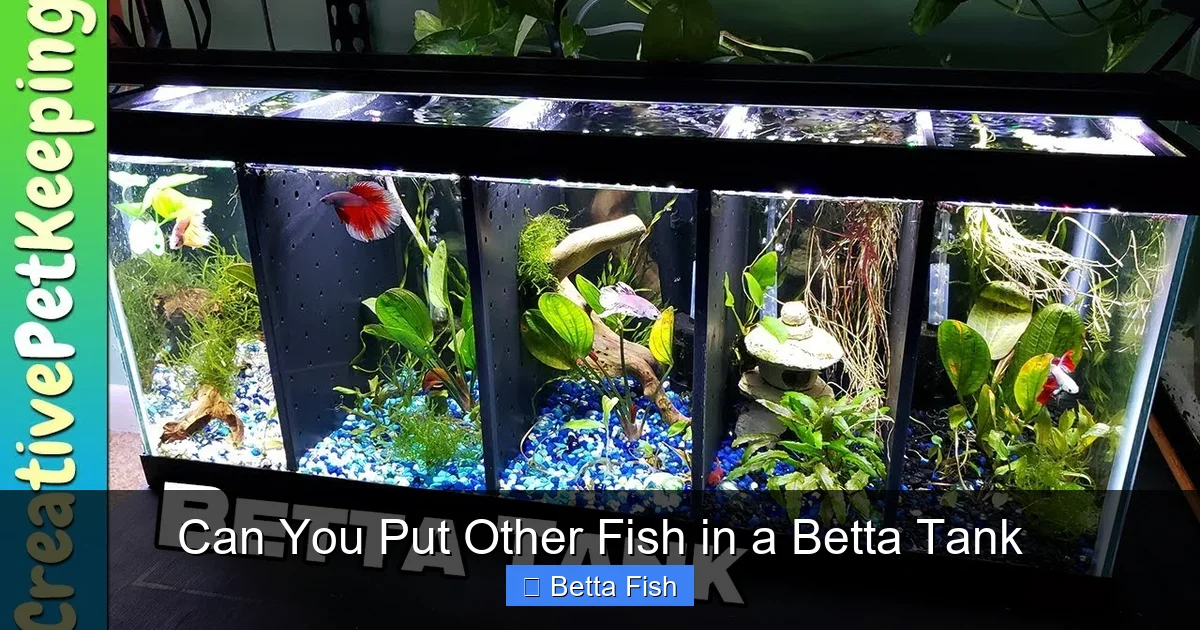 Can You Put Other Fish in a Betta Tank