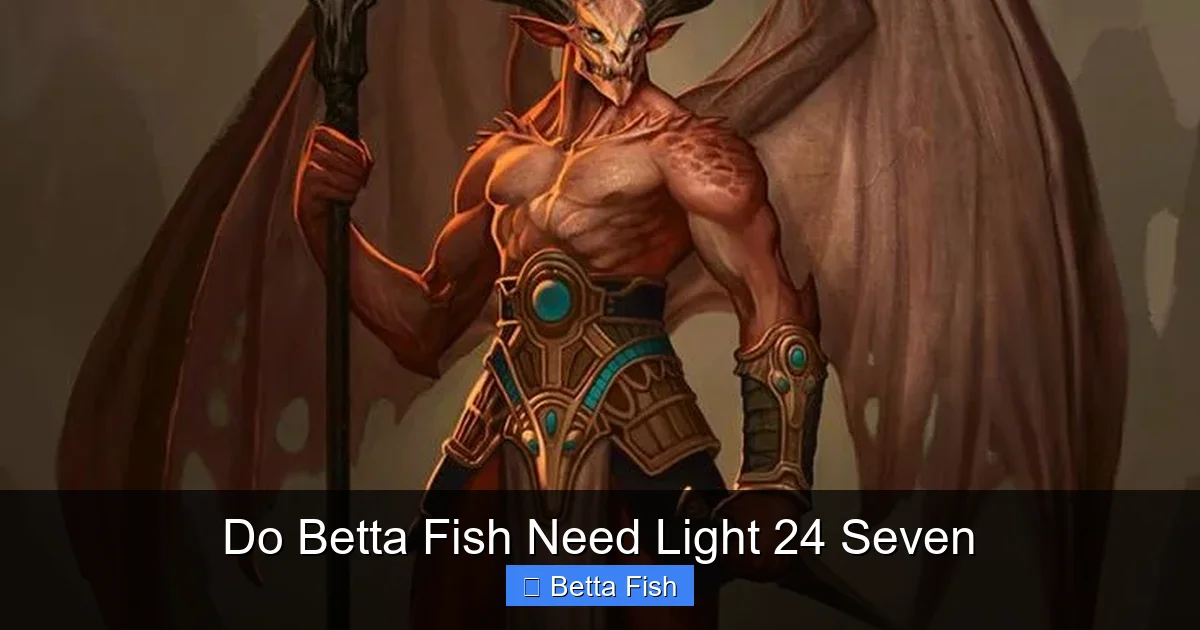 Do Betta Fish Need Light 24 Seven