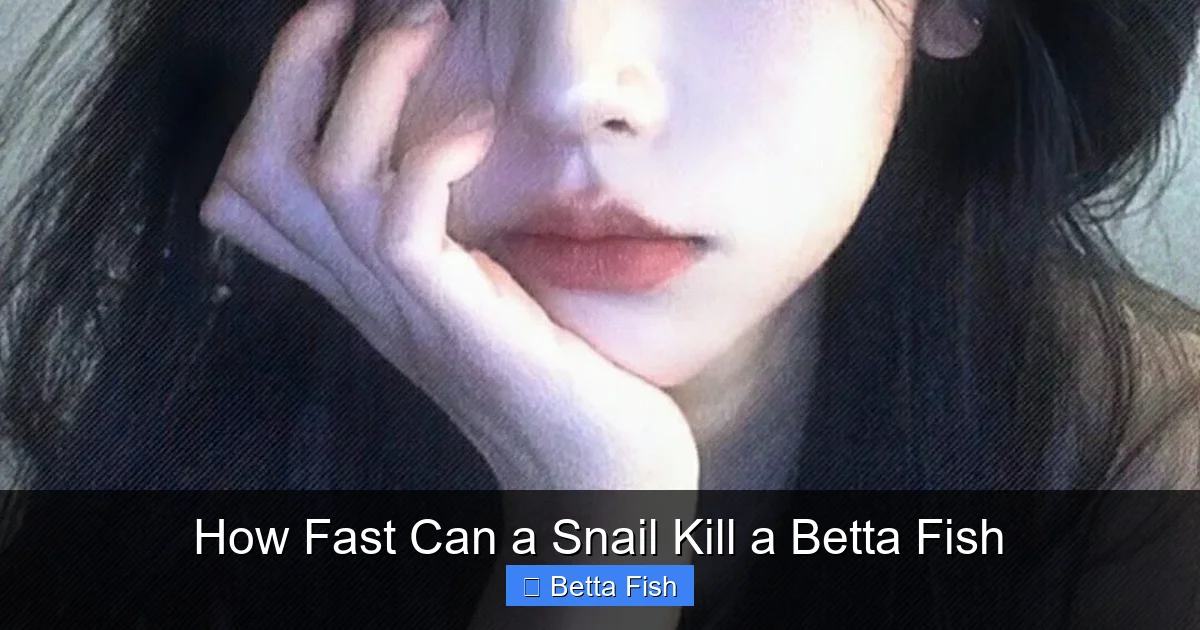 How Fast Can a Snail Kill a Betta Fish