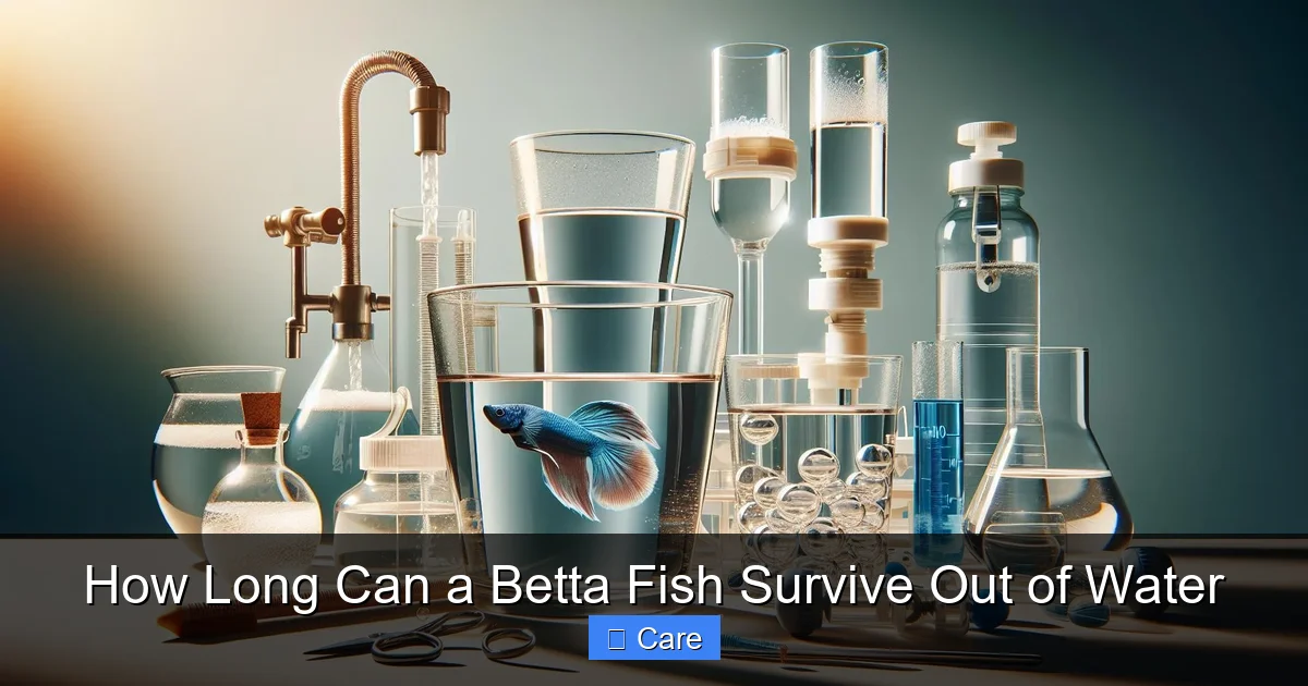 How Long Can a Betta Fish Survive Out of Water