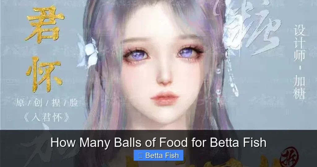 How Many Balls of Food for Betta Fish