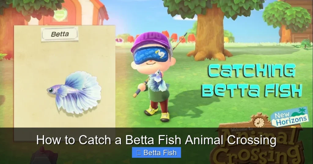 How to Catch a Betta Fish Animal Crossing