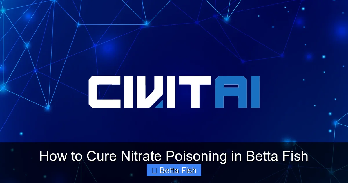 How to Cure Nitrate Poisoning in Betta Fish