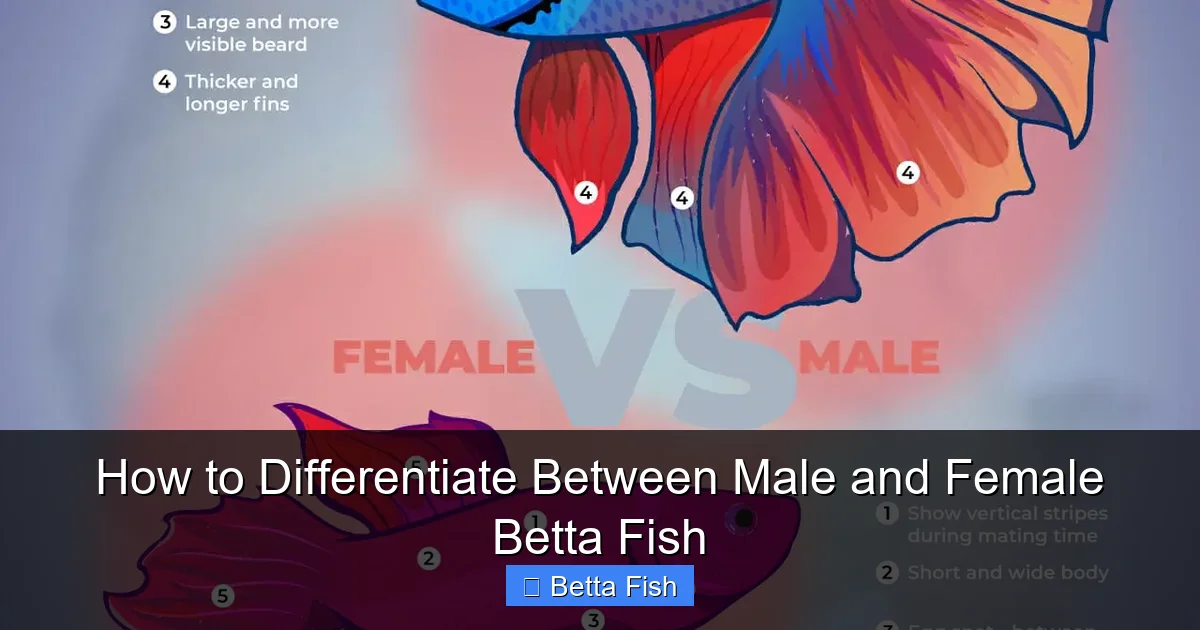 How to Differentiate Between Male and Female Betta Fish
