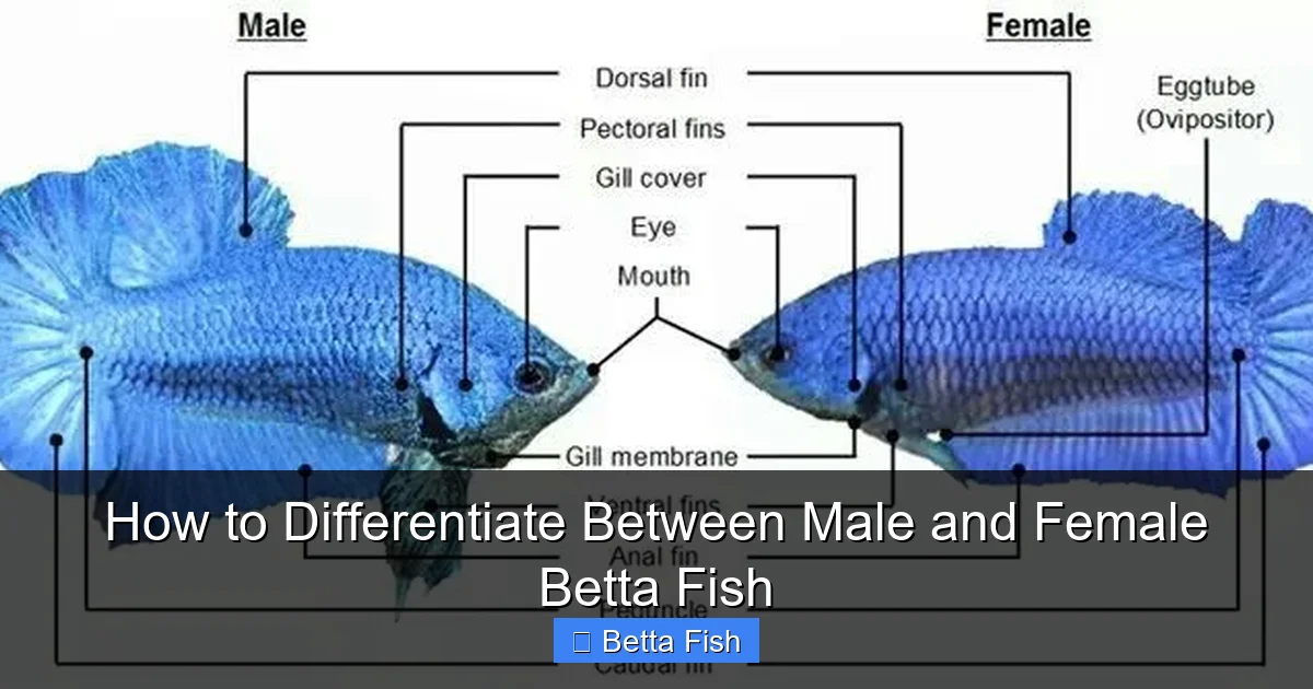 How to Differentiate Between Male and Female Betta Fish