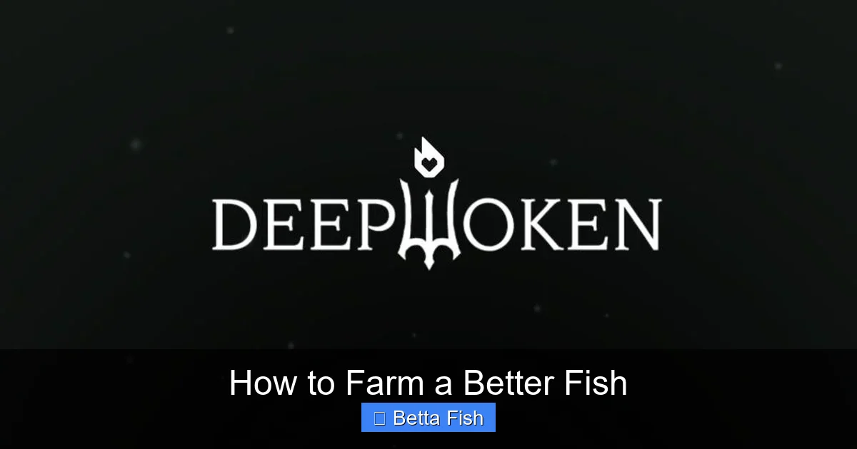 How to Farm a Better Fish