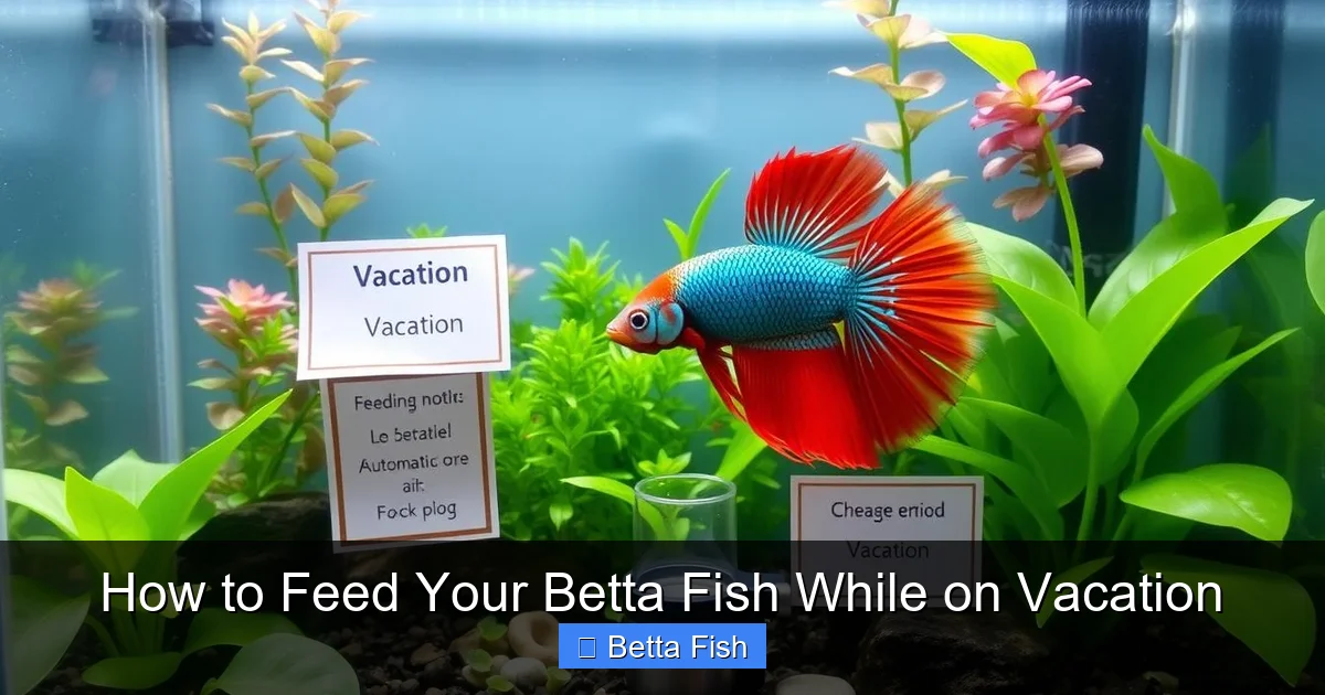 How to Feed Your Betta Fish While on Vacation
