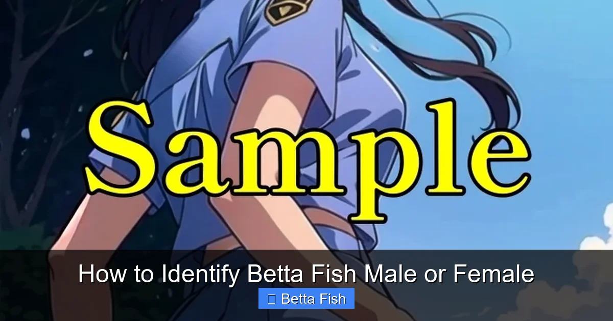 How to Identify Betta Fish Male or Female