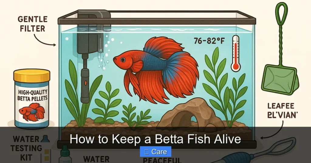 How to Keep a Betta Fish Alive