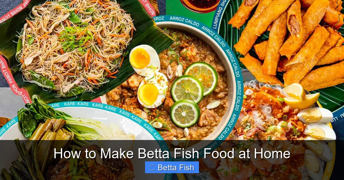 How to Make Betta Fish Food at Home