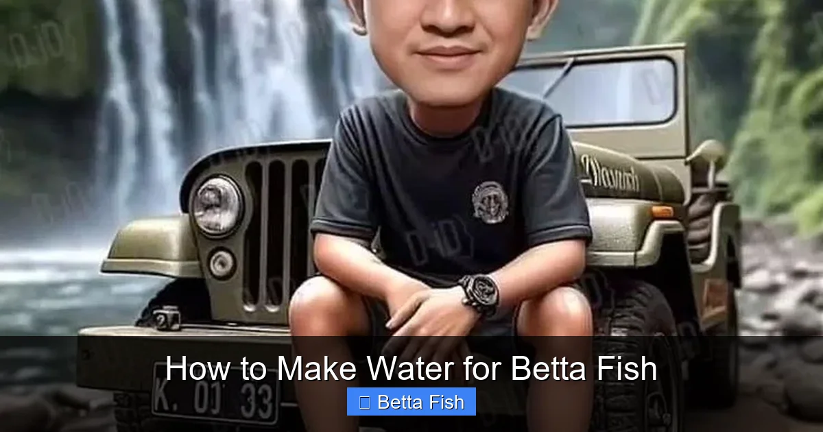 How to Make Water for Betta Fish