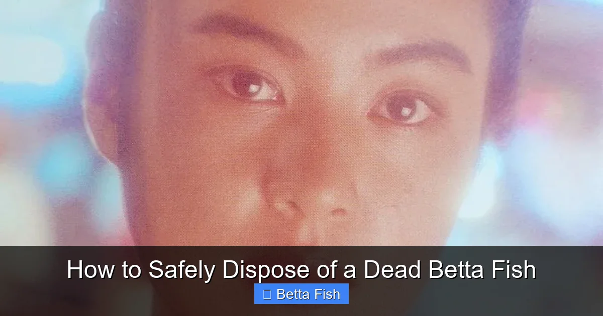 How to Safely Dispose of a Dead Betta Fish