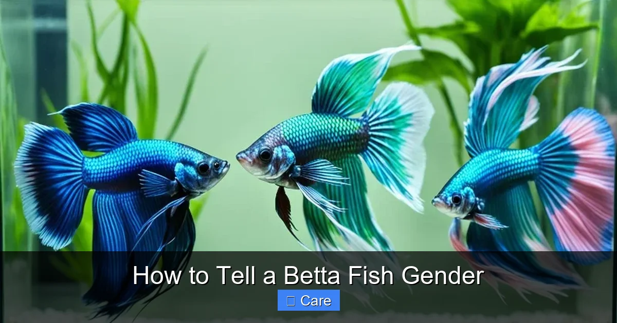 How to Tell a Betta Fish Gender