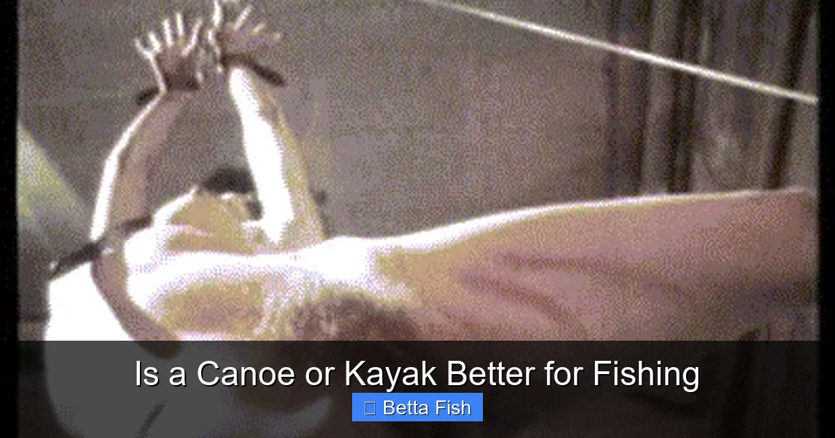 Is a Canoe or Kayak Better for Fishing